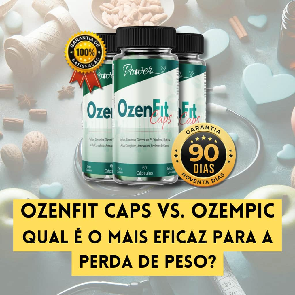 Explore os ingredientes do OzenFit Caps e descubra os estudos que comprovam seus benefícios para a perda de peso e saúde geral